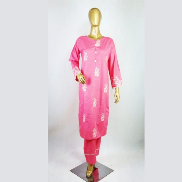 WINTER EMBROIDERED KHADDAR 2-PIECE OUTFIT - Image 2