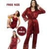 5-PIECE BRIDAL NIGHTY SET (NON-PADDED) - Image 2