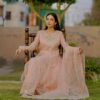 3-PIECE ORGANZA MAXI SET WITH HEAVY EMBROIDERY - Image 3