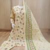KASTURI COTTON PRINTED OUTFIT WITH LACE DETAILING - Image 5