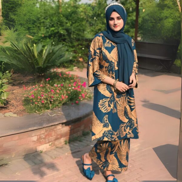 NEW BLOCK PRINT 2-PIECE SUIT IN PREMIUM LINEN - Image 10