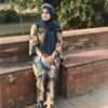 NEW BLOCK PRINT 2-PIECE SUIT IN PREMIUM LINEN - Image 9