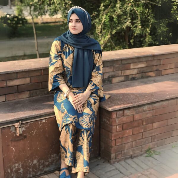 NEW BLOCK PRINT 2-PIECE SUIT IN PREMIUM LINEN - Image 9