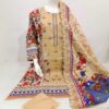 EMBROIDERED LAWN SUIT WITH MATCHING EMBROIDERED DUPATTA (B) - Image 11