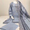 EMBROIDERED LAWN SUIT WITH MATCHING EMBROIDERED DUPATTA (B) - Image 5