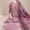 EMBROIDERED LAWN SUIT WITH MATCHING EMBROIDERED DUPATTA (B) - Image 3