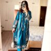 EID DRESS EMBROIDERED LONG-LENGTH SHIRT WITH EMBROIDERED TROUSER - Image 2