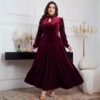 GLOW VELVET FROCK – TIMELESS ELEGANCE IN A LUXE SILHOUETTE