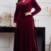 GLOW VELVET FROCK – TIMELESS ELEGANCE IN A LUXE SILHOUETTE - Image 3