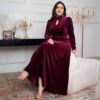 GLOW VELVET FROCK – TIMELESS ELEGANCE IN A LUXE SILHOUETTE - Image 2