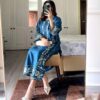 EID DRESS EMBROIDERED LONG-LENGTH SHIRT WITH EMBROIDERED TROUSER - Image 4
