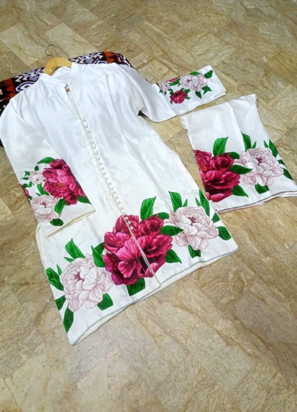2-PIECE DIGITAL FLORAL PRINT SET – SILK - Image 5