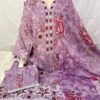 NEW EID COLLECTION – 3-PIECE PRINTED & EMBROIDERED SUIT - Image 7