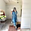 EID DRESS EMBROIDERED LONG-LENGTH SHIRT WITH EMBROIDERED TROUSER - Image 5
