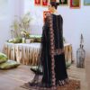 LUXURY CHIFFON ENSEMBLE – HEAVY ADDA WORK SHIRT WITH CRUSH SHARARA & NET DUPATTA - Image 5