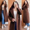 WINTER ARRIVAL – WOMEN'S FLEECE COAT WITH KAAJ BUTTONS - Image 4