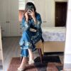 EID DRESS EMBROIDERED LONG-LENGTH SHIRT WITH EMBROIDERED TROUSER - Image 6