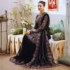 LUXURY CHIFFON ENSEMBLE – HEAVY ADDA WORK SHIRT WITH CRUSH SHARARA & NET DUPATTA - Image 6