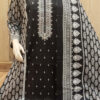 3-PIECE KASTURI COTTON PRINTED SUIT WITH LACE DETAILING (G) - Image 6