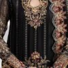 LUXURY CHIFFON ENSEMBLE – HEAVY ADDA WORK SHIRT WITH CRUSH SHARARA & NET DUPATTA - Image 8