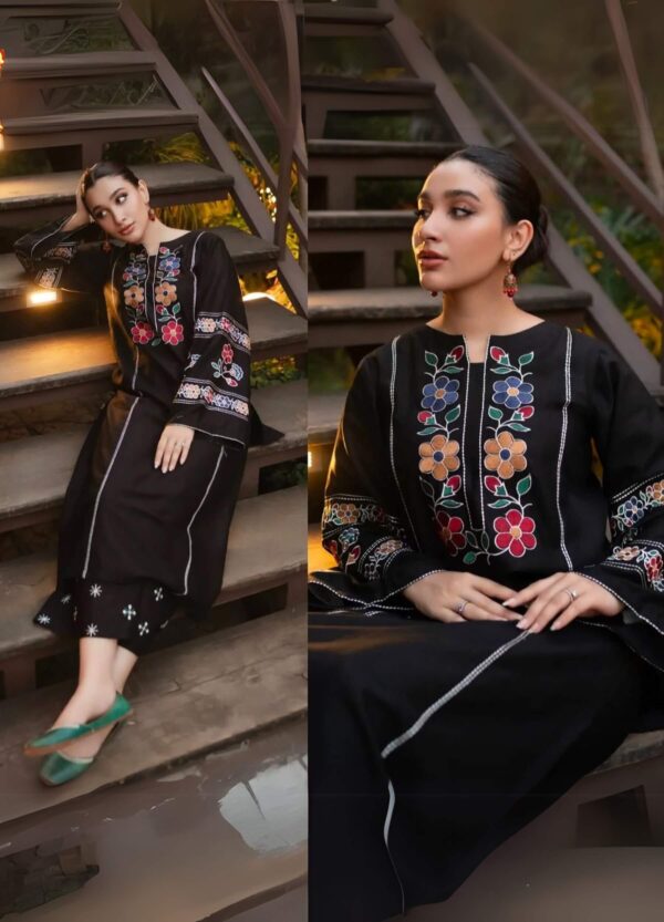 EID COLLECTION 2025 - COTTAGE EMB LONG LENGTH - Image 6