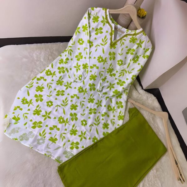 NEW ARRIVAL – WESTERN STYLE 2-PIECE SET (LINEN FABRIC) - Image 9